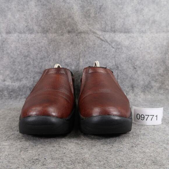 Roper Shoes Womens 7 Slip On Casual Moc Leather Performance Brown Work Comfort - Picture 3 of 15